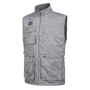 تخصيص سترات الرجال وصدريات السلامة الانتخابية شعار مخصص متعدد الجيوب - Product Image 3