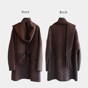 <span class=keywords><strong>Cappotto</strong></span> da donna in Cashmere Winter Mid-Length Winter-Length <span class=keywords><strong>cappotto</strong></span> in Cashmere Women - Product Image 5