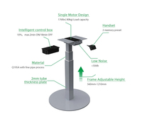 Table élévatrice motorisée en acier inoxydable E1 Conception de mécanisme électrique ergonomique autonome pour la maison et le bureau Table basse élévatrice
