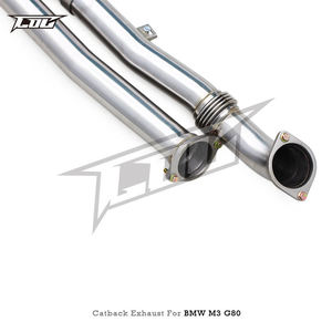 Système d'échappement Catback OBM SUS304 pour BMW M3/M4 G80/G82 M2 G87 <span class=keywords><strong>S58</strong></span> 3.0T 2021-2024, tube intermédiaire à longueur égale avec tube en Z - Product Image 6