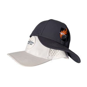 Casquettes de baseball de golf en PVC imperméable à 6 panneaux, design sportif Dobby, personnalisez votre propre logo, découpe au laser, tendance - Product Image 4