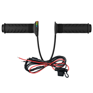 Heated Bike Handlebars Dual <strong>Switch</strong> 5 Levels Heating <strong>Grip</strong> for Motorcycle 22mm Universal with Voltage protection - Product Image 1