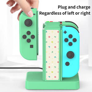แท่นชาร์จ ABS แบบ4-in-1สำหรับ <span class=keywords><strong>Nintendo</strong></span> <span class=keywords><strong>Switch</strong></span> & แพ็คเกจกล่องควบคุม Joy-Con - Product Image 3