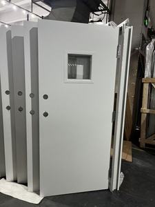 Ticari yanmaz çıkış kapısı yanmaz kapı çelik galvanizli UL galvanizli çelik yanmaz kapı - Product Image 3