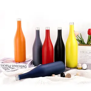 زجاجة نبيذ ، فودكا ، زجاجة نبيذ, زجاجة نبيذ 750 قدح من الخمور ، زجاجة كبيرة الحجم ، تصميم أنيق ، ويسكي ، تيكيلا ، براندي ، 75cl ، زجاجة نبيذ مع سدادة من الفلين