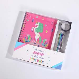 Set de Regalo de Cuaderno Diario con Cubierta de PU, Libros Escolares y Bolígrafo - Product Image 2