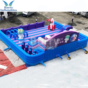 Aire de jeux gonflable pour enfants, portable, de haute qualité, personnalisée, pour l'extérieur - Product Image 5