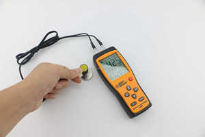 Jauge d'épaisseur de revêtement intelligente AS860 en ABS, plage de mesure de 1,00 à 300,0 mm pour acier - Product Image 4
