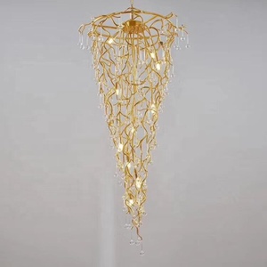 <span class=keywords><strong>Albero</strong></span> in Metallo Dorato con Fili di Perline per Centrotavola Matrimoniale Scintillante - Product Image 2