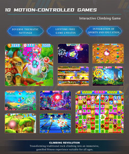 Mur d'escalade interactif AR, jeux multijoueurs, jeux de projection interactive, mur d'escalade pour enfants - Product Image 4