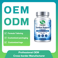 Capsules Premium pour le Soutien du Tinnitus, Formule Bien-être Auriculaire avec Ginkgo Biloba, Fabricant de Capsules pour le Soutien du Tinnitus en Marque Blanche