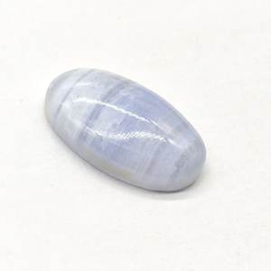 Ágata de encaje azul 20x12mm Corte ovalado Ajuste de joyería de cabujón de grado A - Product Image 2