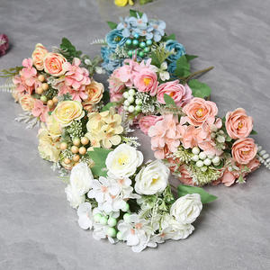 ดอกไม้ประดิษฐ์ MY-Berry <span class=keywords><strong>Princess</strong></span> Rose ดอกไม้ปลอม ตกแต่งบ้าน โรงงานขายส่ง ผ้าไหม จัดดอกไม้งานแต่ง - Product Image 2