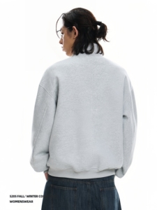 <span class=keywords><strong>Sweat</strong></span>-shirt à <span class=keywords><strong>capuche</strong></span> en coton décontracté et ample, tendance automne, avec logo personnalisé, style rétro, couleurs contrastées, unisexe, col rond, pull-over - Product Image 4