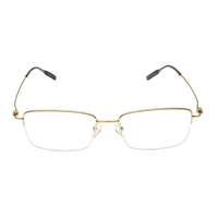 Monturas de Gafas Metálicas de Titanio IP, Estilo Retro Vintage Tradicional, con Media Montura, Precio Directo de Fábrica