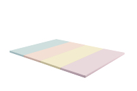 Tapis de jeu pliable pour bébé en gros direct d'usine Tapis d'escalade en mousse XPE pour bébé de couleur unie