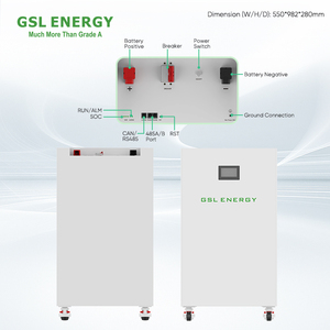 GSL 에너지 51.2V 400Ah LiFePO4 리튬 이온 배터리 20kWh 30kWh 40kwh 60kwh 70kwh 80kwh 배터리 가정용 에너지 저장 시스템 - Product Image 4