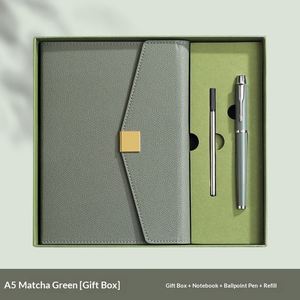 Libreta de Cuero PU con Logotipo Personalizado, Encuadernación Magnética A4, Agenda, Planificador de Negocios, Impresión UV, Caja de Regalo, Hecho a Mano - Product Image 2