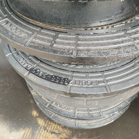 Couvercle de regard rond anti-compactage pour utilisation en tunnel
