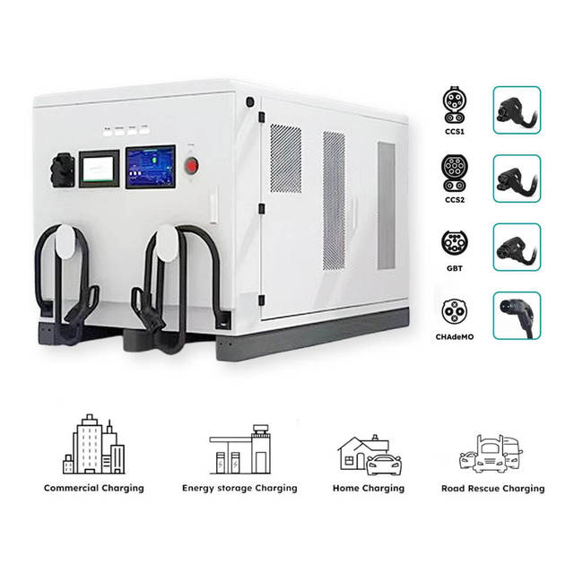180KW Road Rescue DC Mobile Ev Charging Station EV Charger Battery Storage 122KWH 60KWH 40KWh
