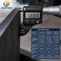 LCZHENTONG - Lámina de Acero al Carbono Laminada en Caliente ASTM A36 S235JR Q235B SS400 MS, Chapa de Acero Lisa a Cuadros para Construcción B2B