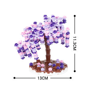 MOC3013 Árbol <span class=keywords><strong>de</strong></span> Glicinia Kochou <span class=keywords><strong>Shinobu</strong></span> Morado <span class=keywords><strong>Kocho</strong></span> Bloques <span class=keywords><strong>de</strong></span> Construcción Educativos Regalos Juguetes para Niños - Product Image 3