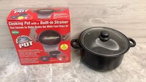 Casserole moderne polyvalente en métal marmite à vapeur avec panier-<span class=keywords><strong>passoire</strong></span> pour la cuisson d'articles de cuisine - Product Image 2