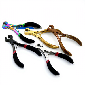 Lightweight Stainless Steel Hair Extension Bond Cutter Professional Keratin <b>Fusion</b> Removal Tool with Sharp <b>Blade</b> - Product Image 1