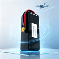 Литий-полимерный аккумулятор LiPo 6S 22.2V 18000mAh 10C, высокомощный, для FPV дронов и сельскохозяйственных БПЛА