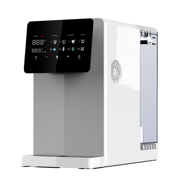 New Electric Portable Reverse Osmosis Water Purifier Hot/Cold TDS Display UV Lamp Self-Cleaning Plastic Material Household Hotel