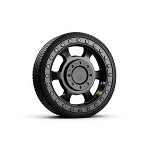 Nuevas llantas de aleación de aluminio de 16X6.5 con radios múltiples, ajuste universal, color negro mate, con 3 años de garantía - Product Image 1