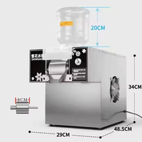 Mini machine à glaçons efficace de flocon de neige de crème glacée comestible fleur de neige de lait de chocolat faisant la Machine