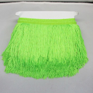 15 cm doble línea <span class=keywords><strong>de</strong></span> poliéster encriptado bigote borla encaje accesorios Chainette Trim adornos flecos - Product Image 3