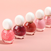 Vernis à ongles musulman en gros 12 ml, fournisseur, sans cuisson, séchage rapide, sain, perméable à l'eau, gel UV Halal avec MSDS