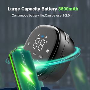 Precio de fábrica 3600Mah 3 en 1 Masajeador de rodilla de compresión Almohadilla de masaje de rodilla calentada Masajeador de compresa de rodilla con calor y vibración - Product Image 5