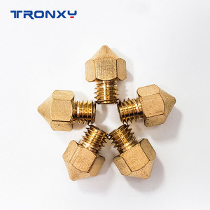 หัวฉีดทองแดง Tronxy MK8 ขนาด 0.2 มม. 0.4 มม. 0.6 มม. 0.8 มม. - Product Image 6