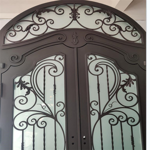 2022 différents modèles de portes en acier, portail moderne irongé, portes coulissantes d'allée rétractable - Product Image 3