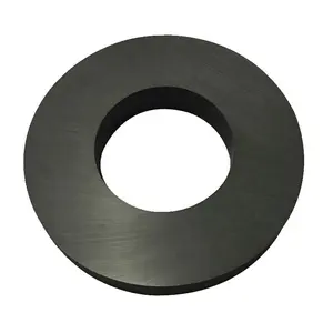 Quality y35 ceramics ferrite magnet loudspeaker ring ferrite magnet golden supplier