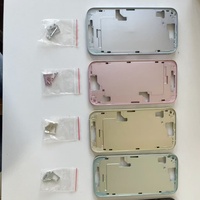 Plaque de châssis interne en aluminium pour boîtier, vis pour plateau SIM, OEM, anodisé vert, rose, bleu, noir, pour iPhone 15 15 Plus, cadre intermédiaire