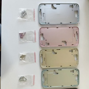 Plaque de châssis interne en aluminium pour boîtier, vis pour plateau SIM, OEM, anodisé vert, rose, bleu, noir, pour iPhone 15 15 Plus, cadre intermédiaire - Product Image 2