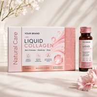 Complément alimentaire liquide de collagène naturel premium personnalisable pour femmes, pour la beauté de la peau, son raffermissement, sa flexibilité et un teint éclatant