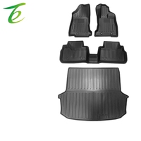 Tapis de sol TPE adapté aux Subaru LEVORG 2017-2024, côté droit, pour coffre arrière.