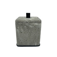 Accessoire de bain de style classique accessoires de meubles de salle de bain 8 pièces accessoires de salle de bain en résine articles avec effet marbre