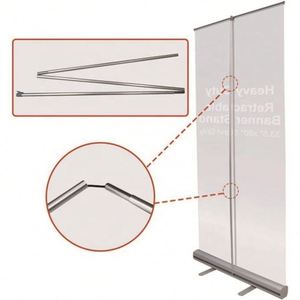 ขาตั้งป้ายโฆษณาแบบม้วนเก็บได้ คุณภาพสูง สำหรับงานแสดงสินค้ากลางแจ้ง ทำจากอะลูมิเนียม พร้อมบริการออกแบบและพิมพ์ตามสั่ง - Product Image 2