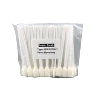 JEJOR Tampons de nettoyage industriels sans peluches pour salle blanche, à pointe en mousse rectangulaire, pour têtes d'imprimante et nettoyage automobile, 50 pièces