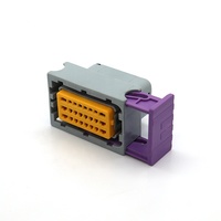 Conector automotriz PBT hembra de 24 Pines, conector ecu con terminales, 2,8/-21
