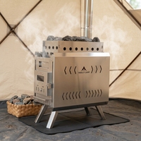 Poêle à granulés de bois écologique sans fumée, gazéifieur, cuisinière, usage commercial intérieur/extérieur