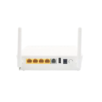H1S-3 Gpon XPON ONU ONT Modem 1GE + 3FE + TEL + WIFI + 1USB FTTH versi bahasa Inggris 2.4G Epon xont pon ONU
