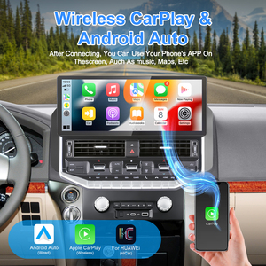 Radio para Auto Navihua de 15.5 Pulgadas con Android, GPS, Navegación, CarPlay, DSP y Multimedia para Toyota Land Cruiser LC200 2007-2015 - Product Image 4