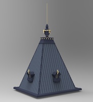 Pointe de toit en cuivre de haute qualité pour église, église domestique, décoration de tour de toit